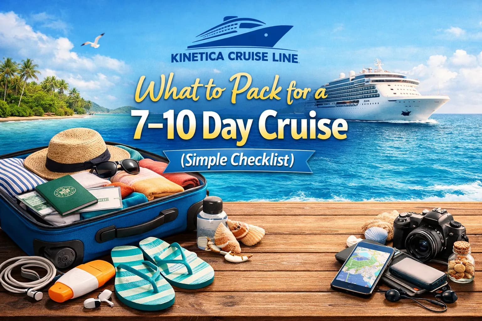 What to Pack for a 7–10 Day Cruise: The Simple, No-Stress Checklist