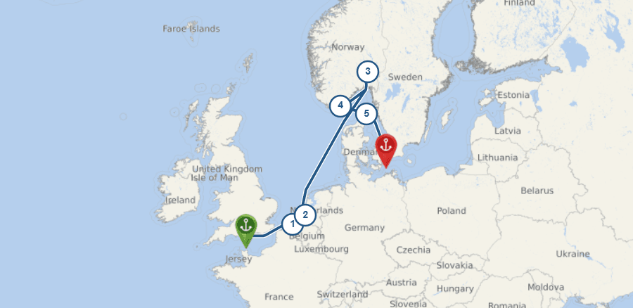 Cruise Route Map