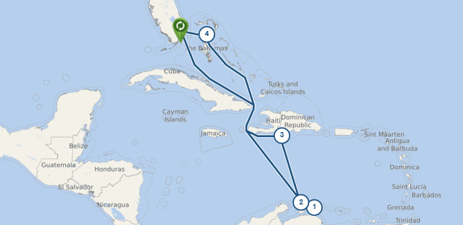 Cruise Route Map