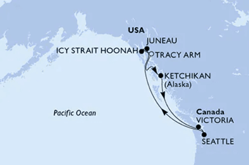 Cruise Route Map