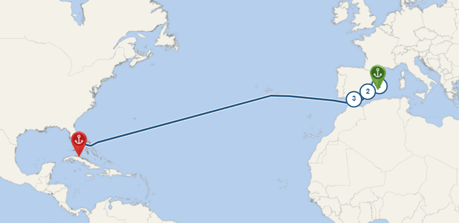 Cruise Route Map