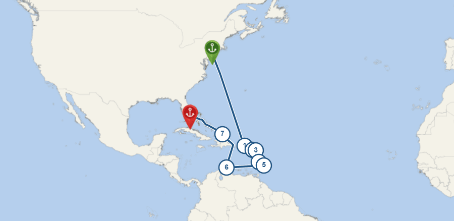 Cruise Route Map